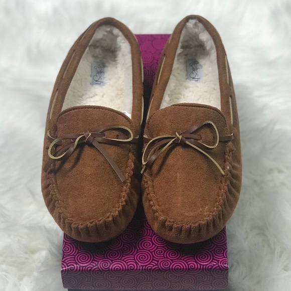 Warm comfy shearling slippers - Picture 4 of 7